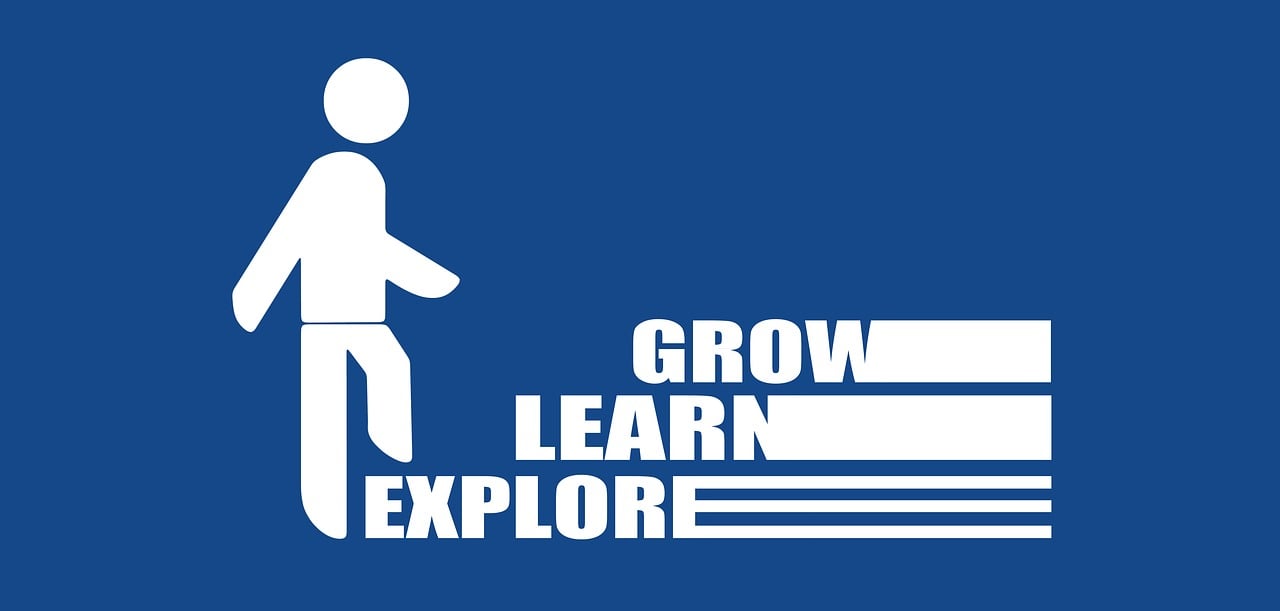 to learn, grow, training